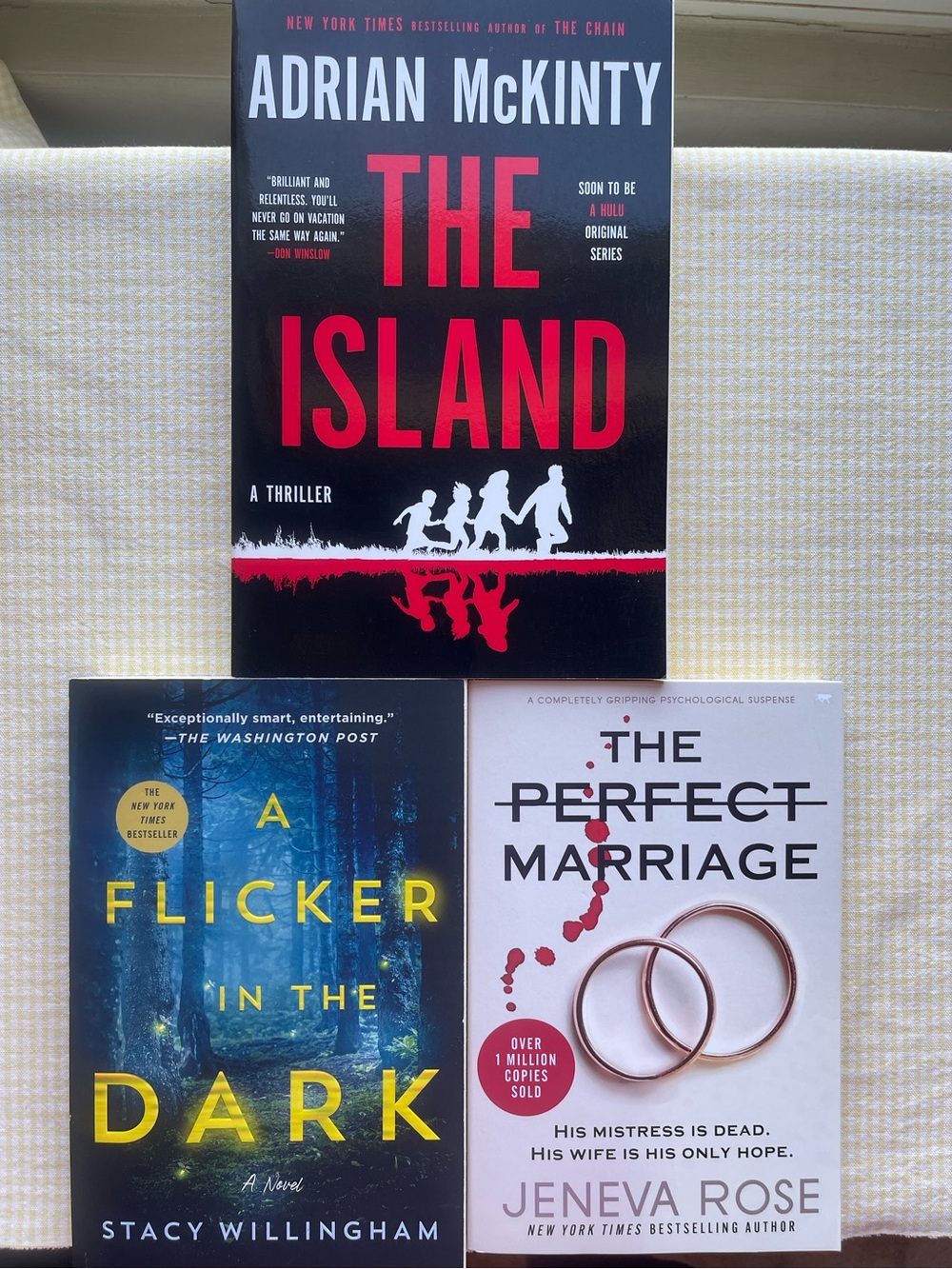 Three Thriller Paperbacks - By Different Authors